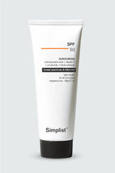 SPF 50 Sunscreen (Lightweight & No White Cast) Simplist