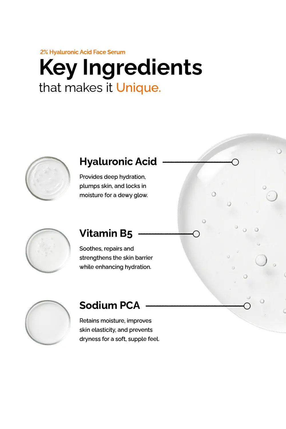 Hyaluronic Acid 02% Face Serum Simplist
