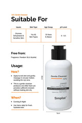 10% Gentle Skin Foaming Cleanser Simplist