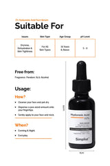 Hyaluronic Acid 02% Face Serum Simplist