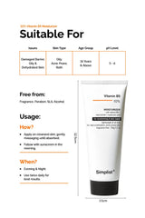 Vitamin B5 10% Moisturizer (lightweight & oil free) Simplist