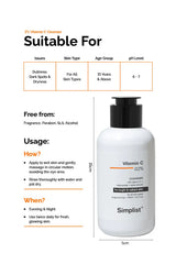 Vitamin C 2% Gel Foaming Cleanser Simplist