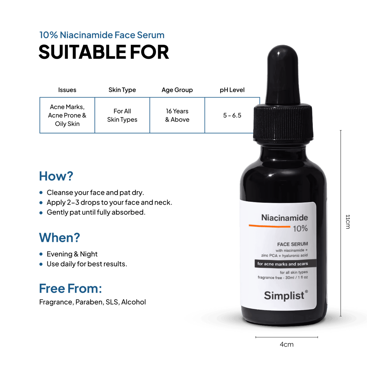 10% Niacinamide Serum - Simplist
