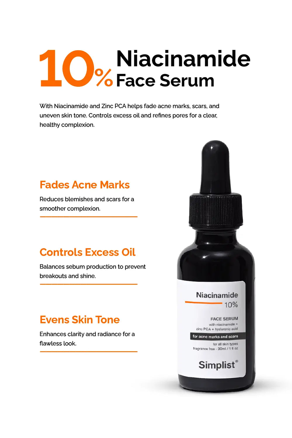 Niacinamide Face 10% Serum Simplist