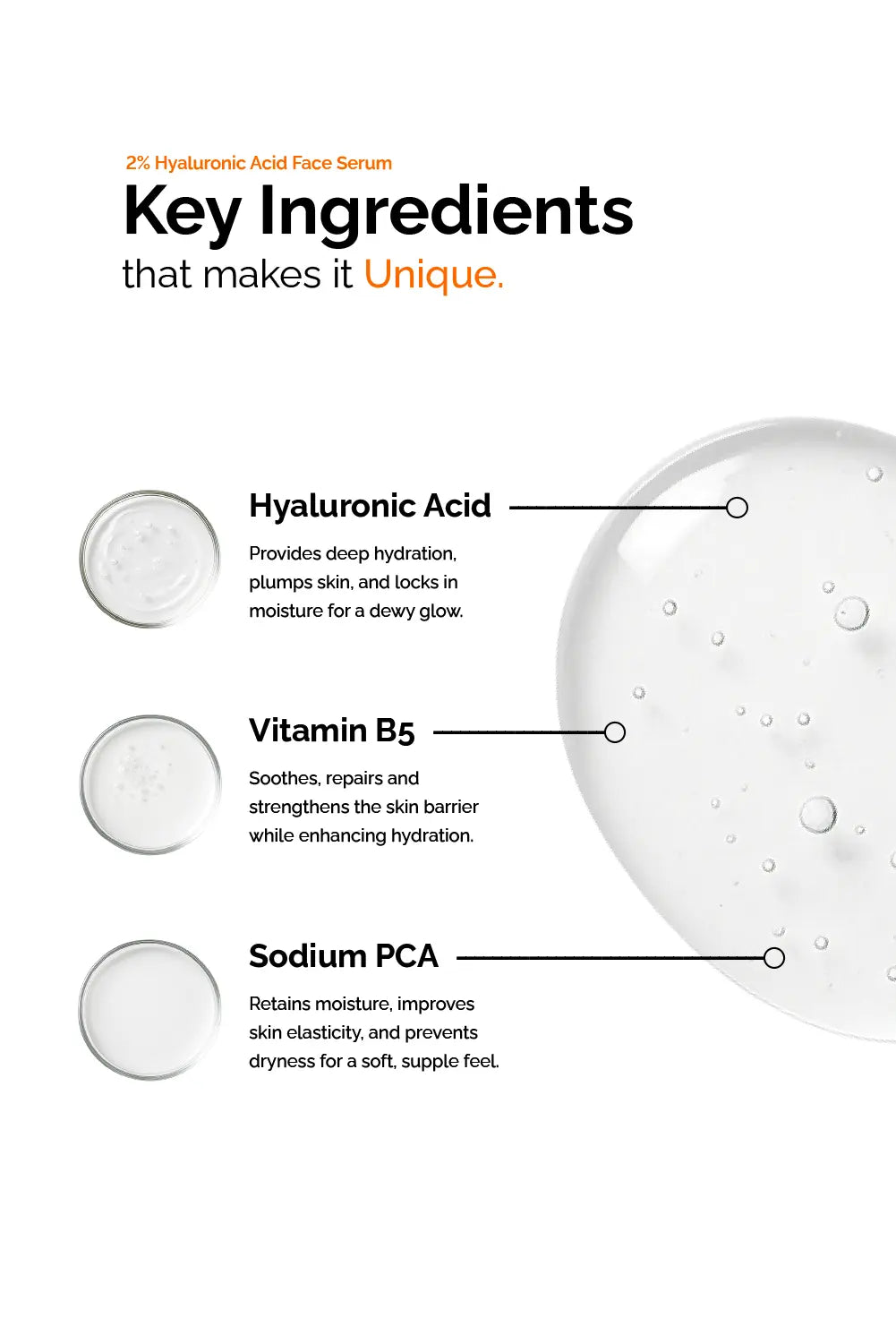 Hyaluronic Acid 02% Face Serum Simplist