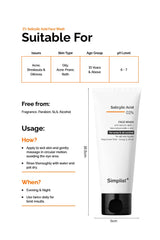 Salicylic Acid 2% Face Wash Simplist