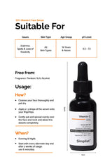 Vitamin C 10% Face Serum Simplist