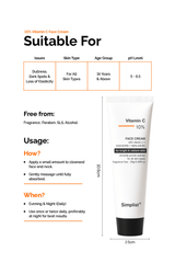 Vitamin C 10% Face Cream