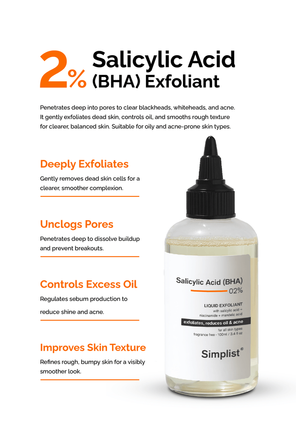 Salicylic Acid (BHA) 2% Exfoliant Toner