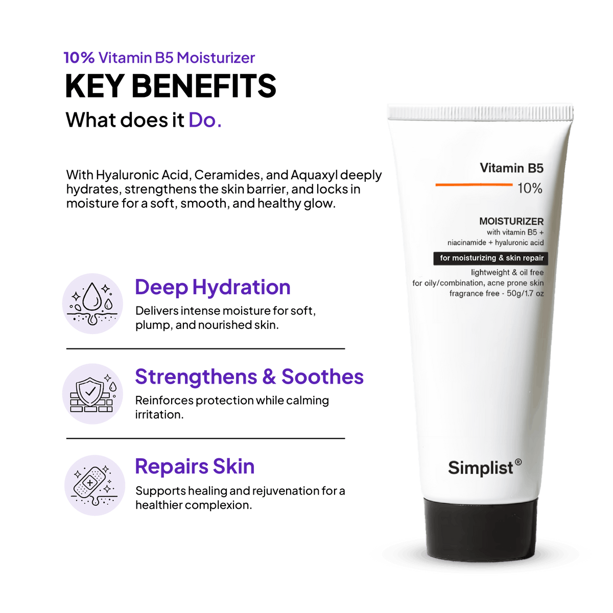 Vitamin B5 10% Moisturizer