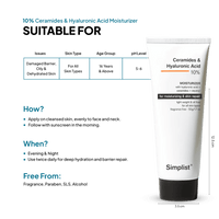 Ceramides & Hyaluronic Acid Moisturizer - Combo