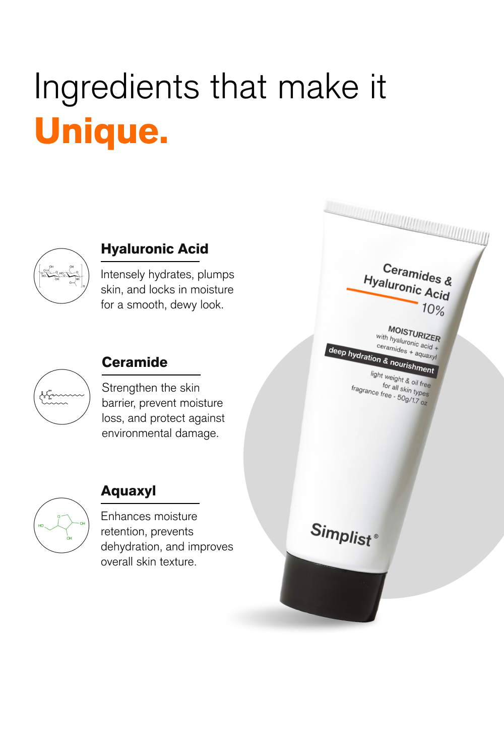 10% Ceramides & Hyaluronic Acid Moisturizer