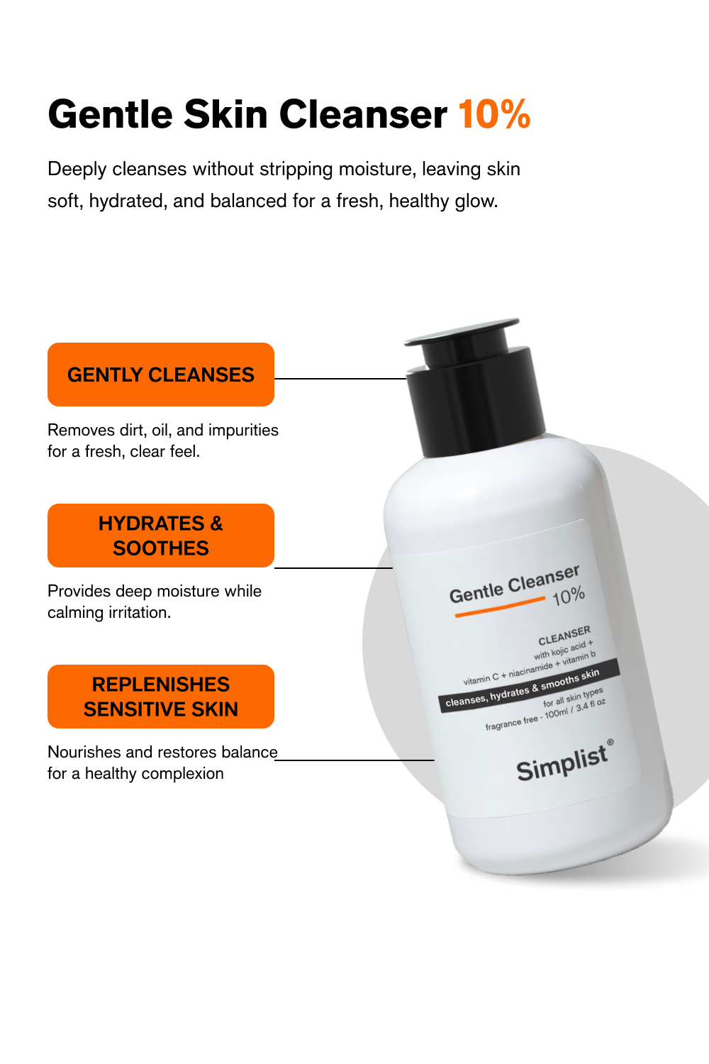 10% Gentle Skin Cleanser