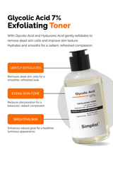 Glycolic Acid 7% Exfoliating Toning Solution - Combo