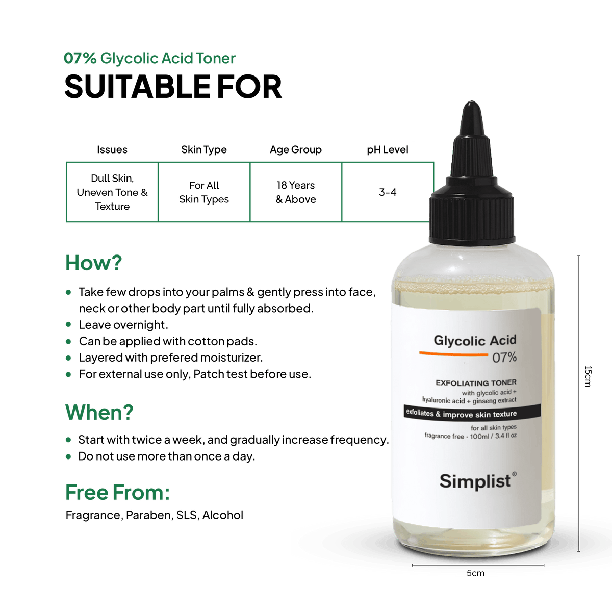 Glycolic Acid 7% Toner - Combo