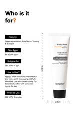 Kojic Acid 2% Face Cream