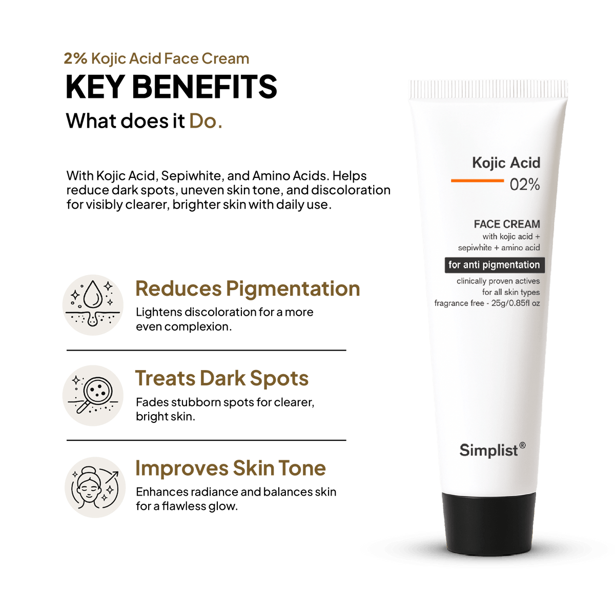 Kojic Acid 2% Face Cream