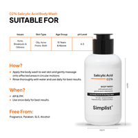 2% Salicylic Acid Body Wash
