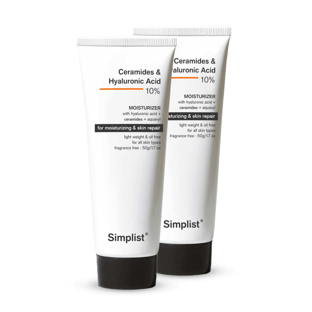 Ceramides & Hyaluronic Acid Moisturizer - Combo - Simplist