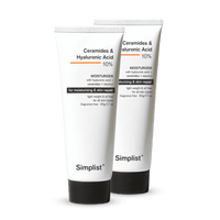 Ceramides & Hyaluronic Acid Moisturizer - Combo - Simplist