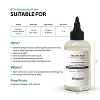 Glycolic Acid 7% Toner - Simplist