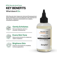 Glycolic Acid 7% Toner - Combo - Simplist