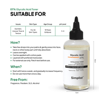 Glycolic Acid 7% Toner - Combo - Simplist