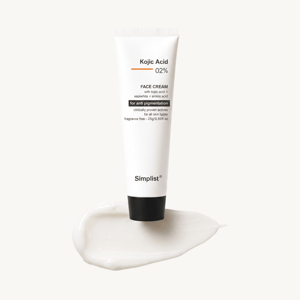 Kojic Acid 2% Face Cream - Simplist