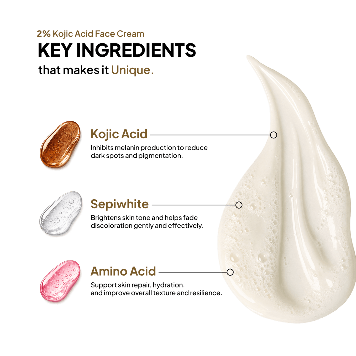 Kojic Acid 2% Face Cream - Simplist