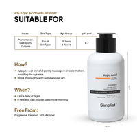 Kojic Acid 2% Gel Cleanser - Simplist