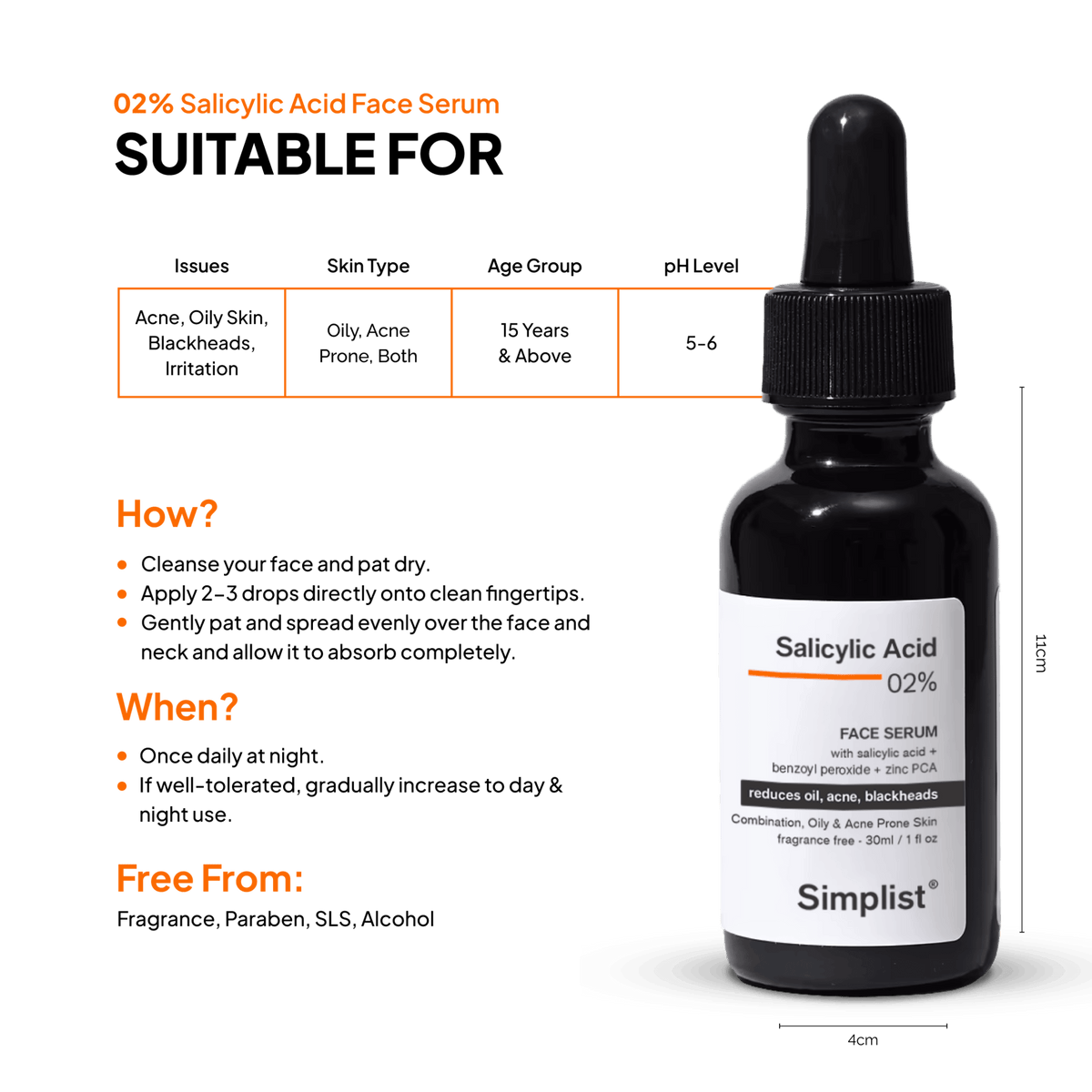 Salicylic Acid 2% Serum - Simplist