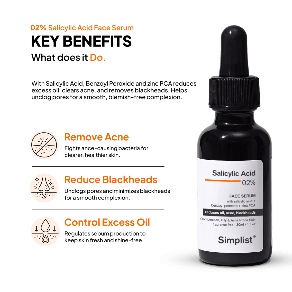 Salicylic Acid Acne Control Combo - Simplist
