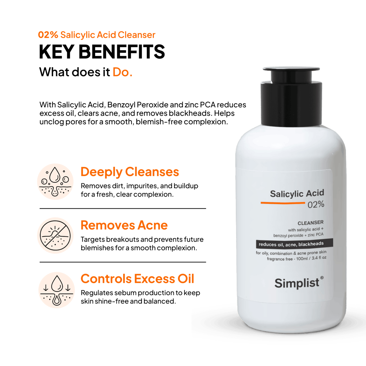 Salicylic Acid Acne Control Combo - Simplist