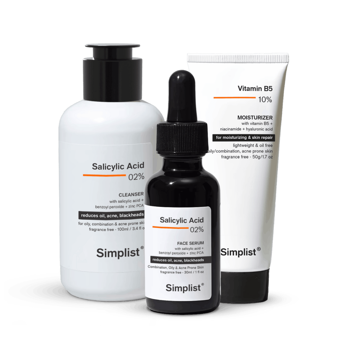 Salicylic Acid Acne Control Kit - Simplist