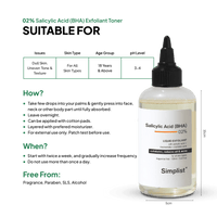 Salicylic Acid (BHA) 2% Toner - Simplist