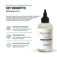 Salicylic Acid (BHA) 2% Toner - Simplist