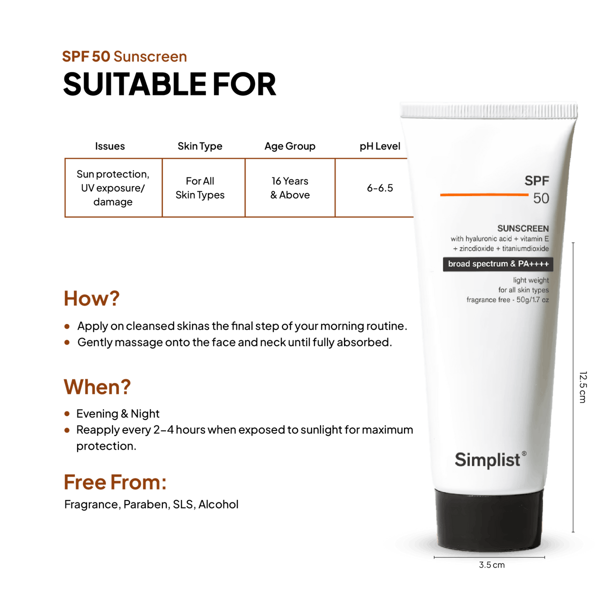 SPF 50 Sunscreen - Combo - Simplist