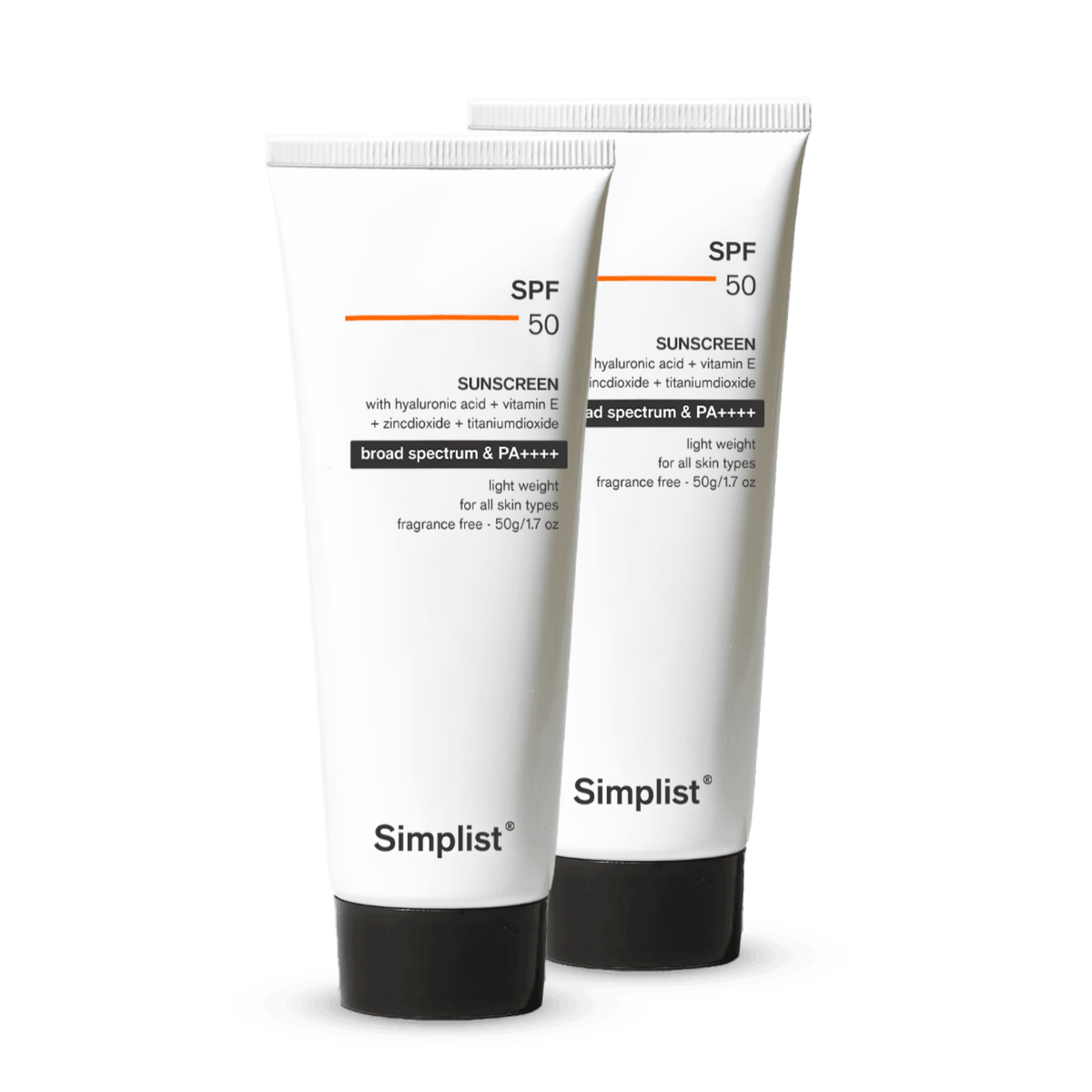 SPF 50 Sunscreen - Combo - Simplist