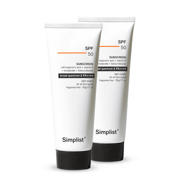 SPF 50 Sunscreen - Combo - Simplist
