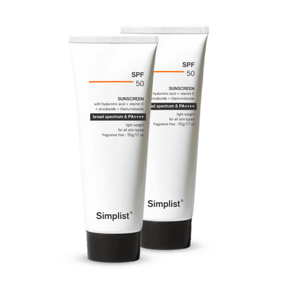 SPF 50 Sunscreen - Combo - Simplist