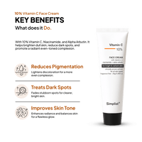 Vitamin C 10% Face Cream - Simplist