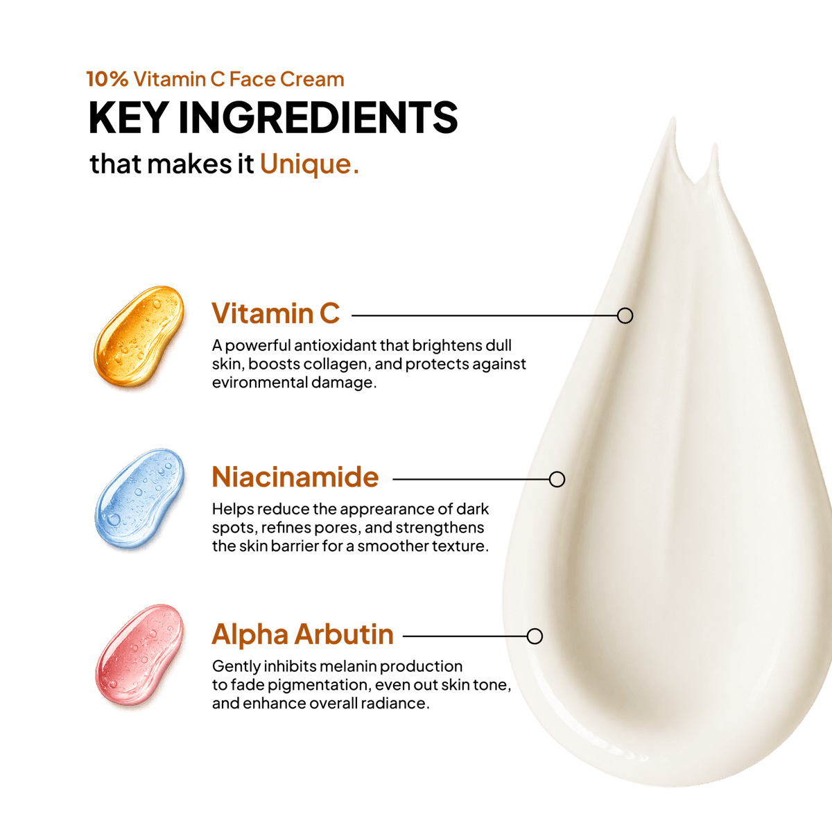 Vitamin C 10% Face Cream - Simplist