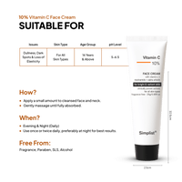 Vitamin C 10% Face Cream - Simplist