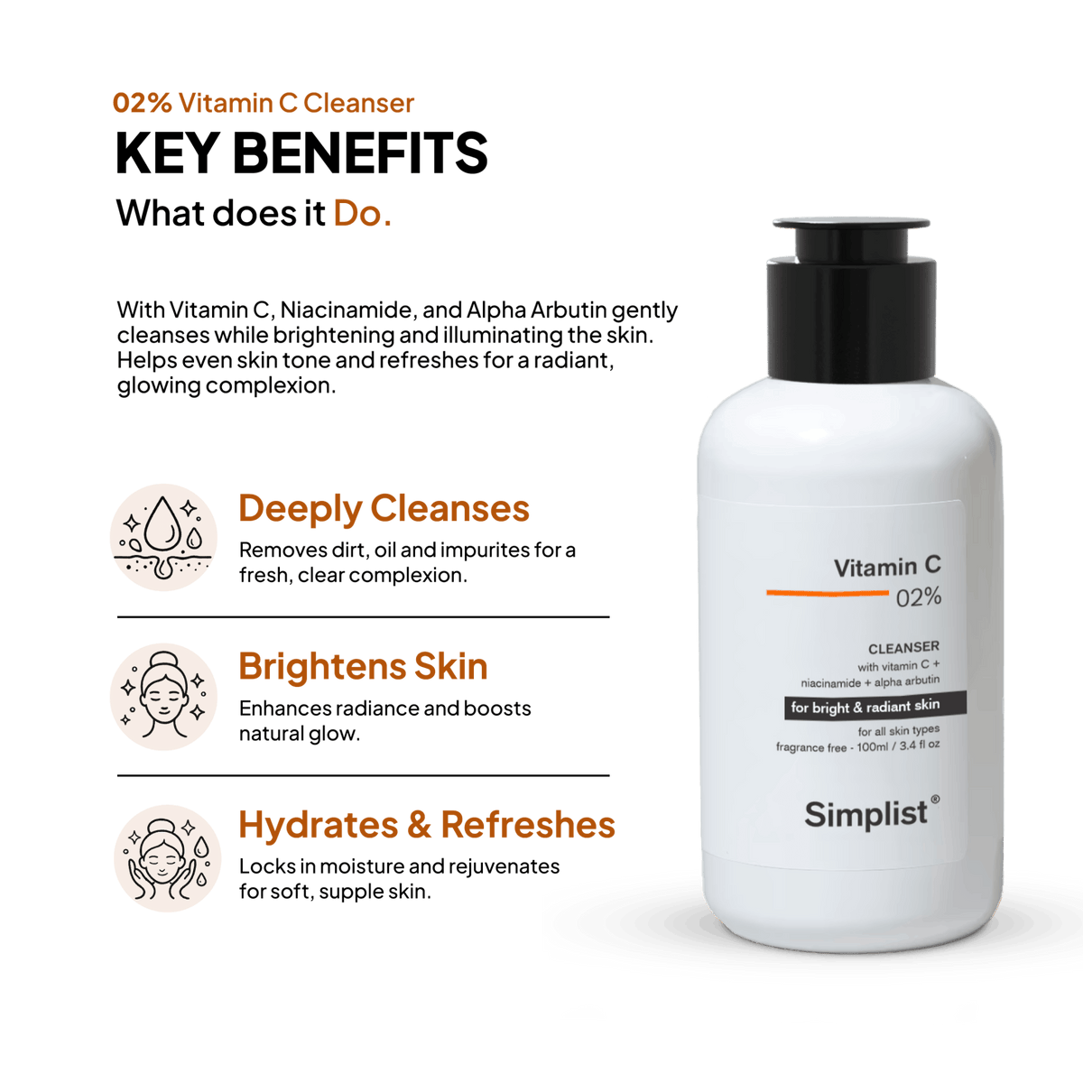 Vitamin C 2% Gel Cleanser - Simplist